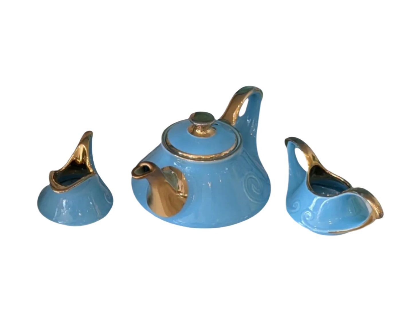 Antique Teapot, Milk and Sugar Set: 1951