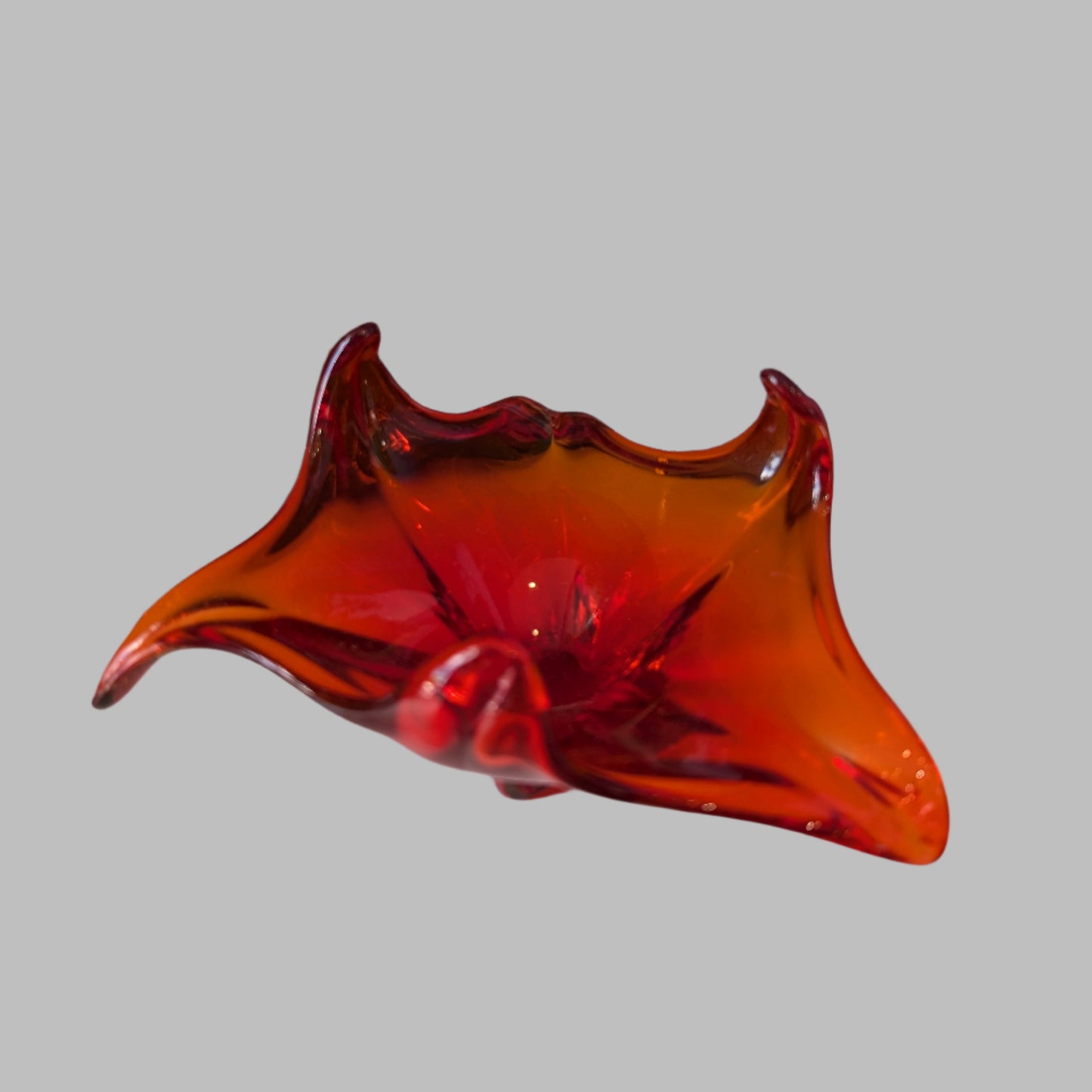 Murano Glass Red Bowl