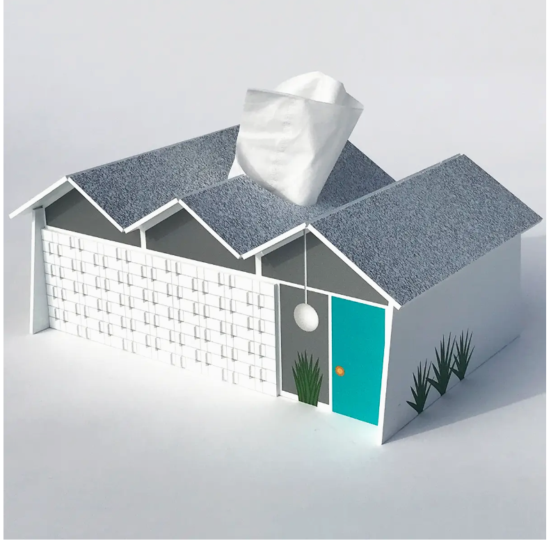 Mid-Century Modern Tissue Box Cover