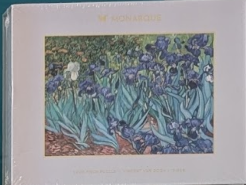 Monarque 1000 Piece Puzzle - Vincent Van Gogh Irises