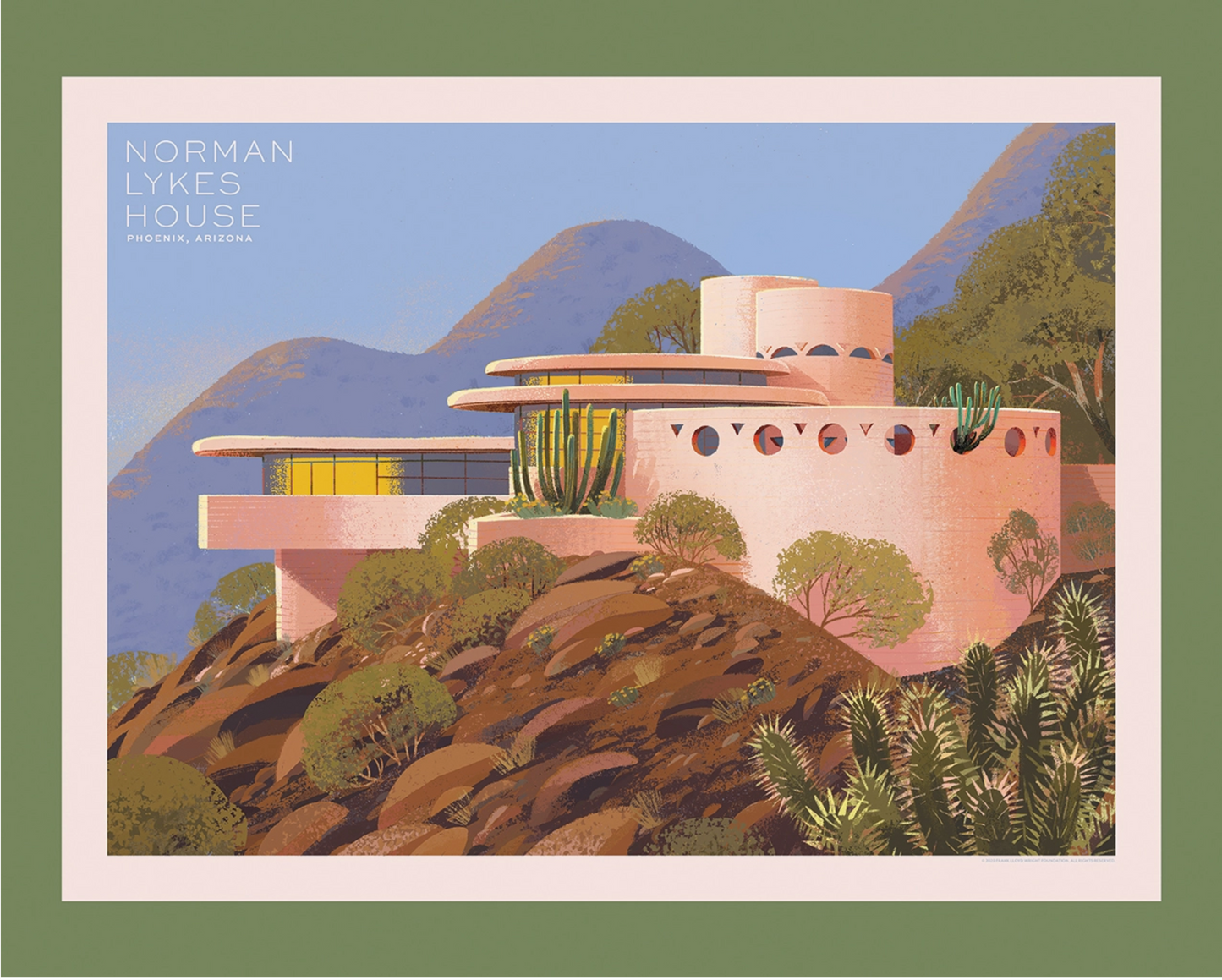 Frank Lloyd Wright Collection: Norman Lykes House Puzzle