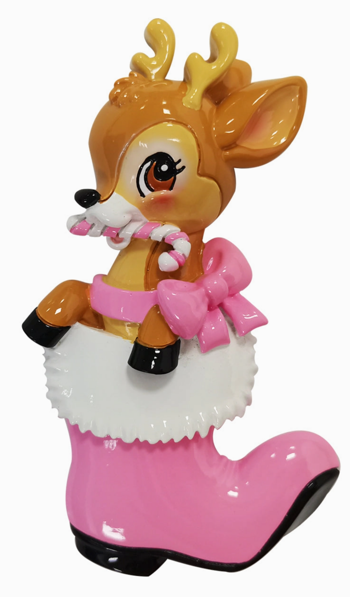 Nostalgic Baby Deer Ornament - Pink