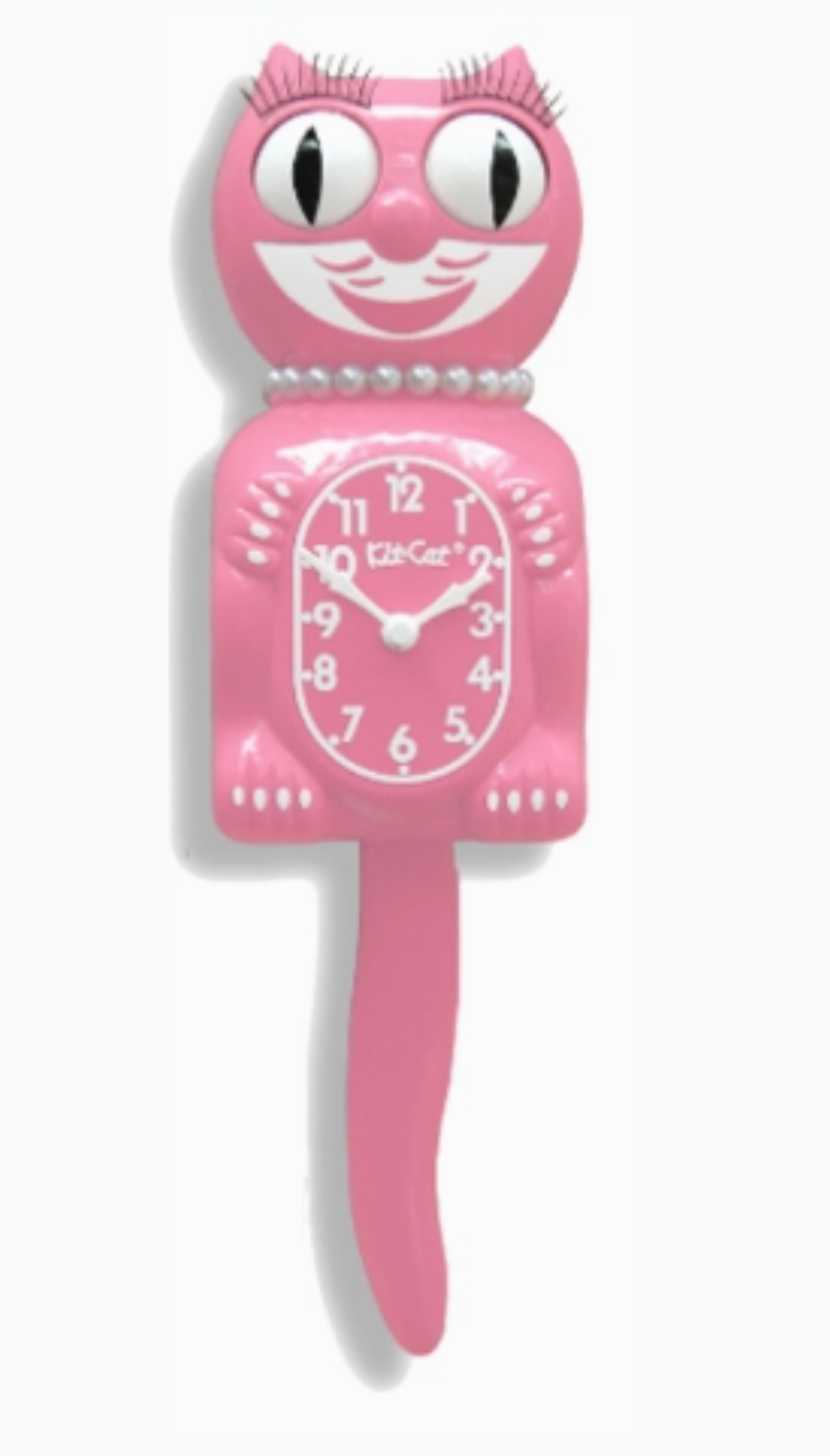 Kit-Cat Clock - Pink Satin
