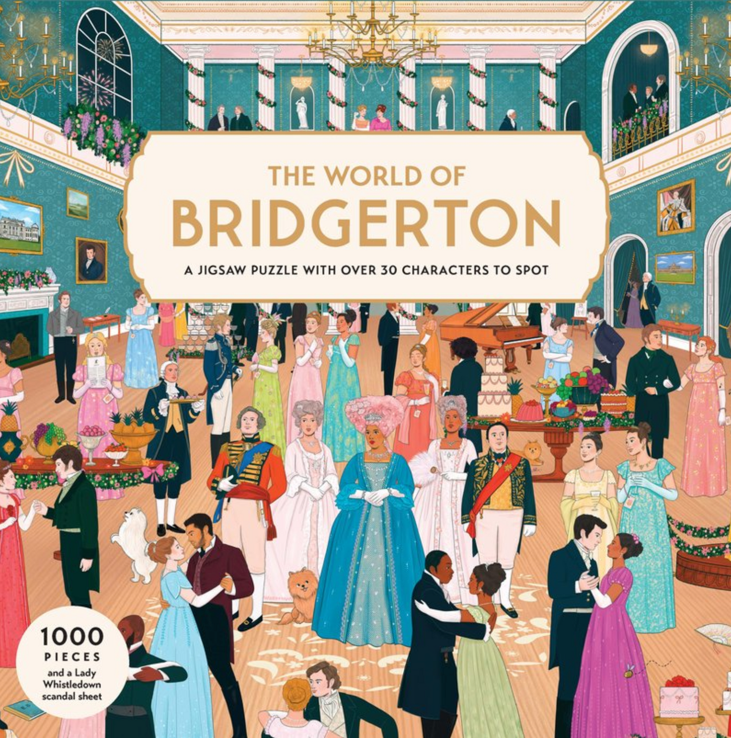 The World of Bridgerton: 1000-Piece Puzzle