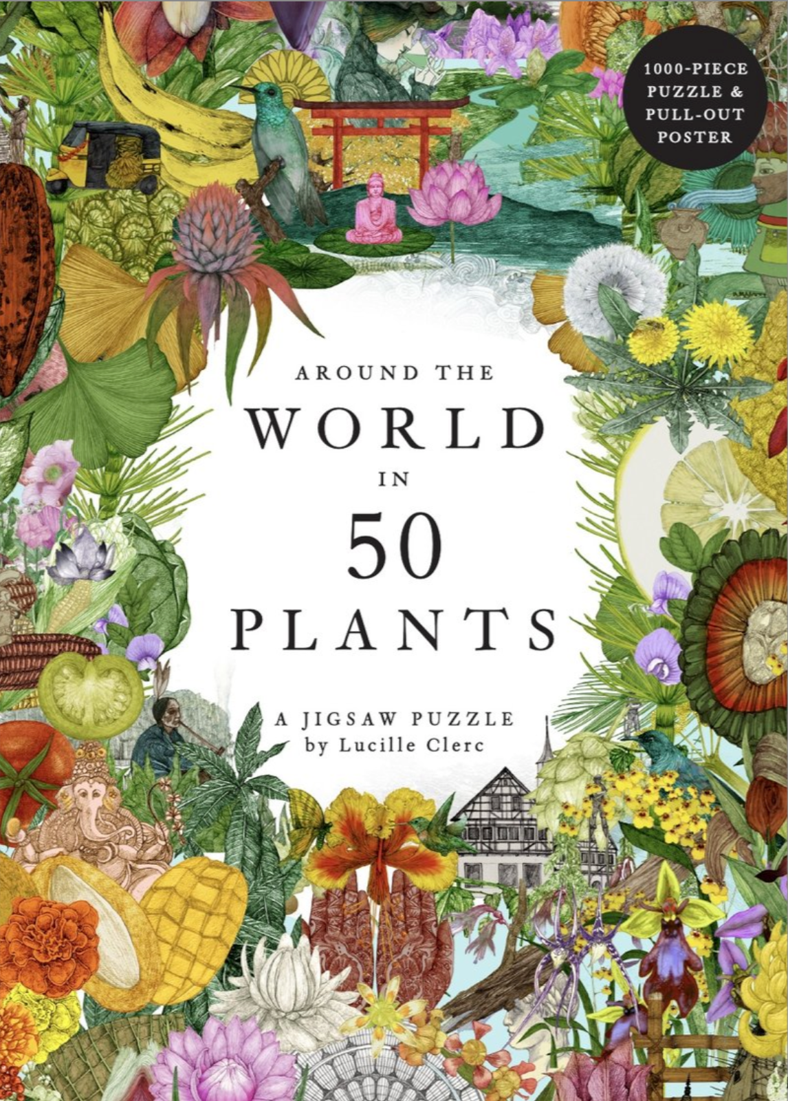 Around The World In 50 Plants: 1000-Piece Puzzle