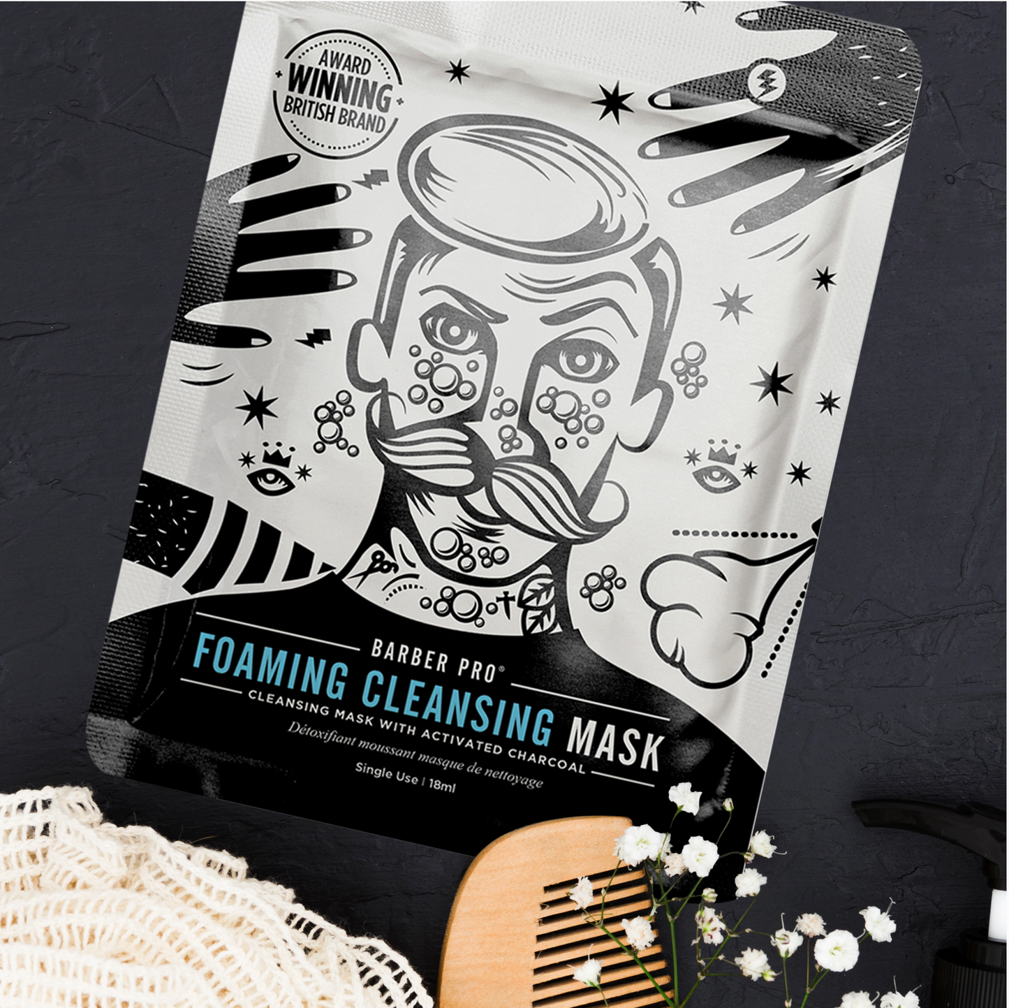 Barber Pro Foaming Cleansing Mask