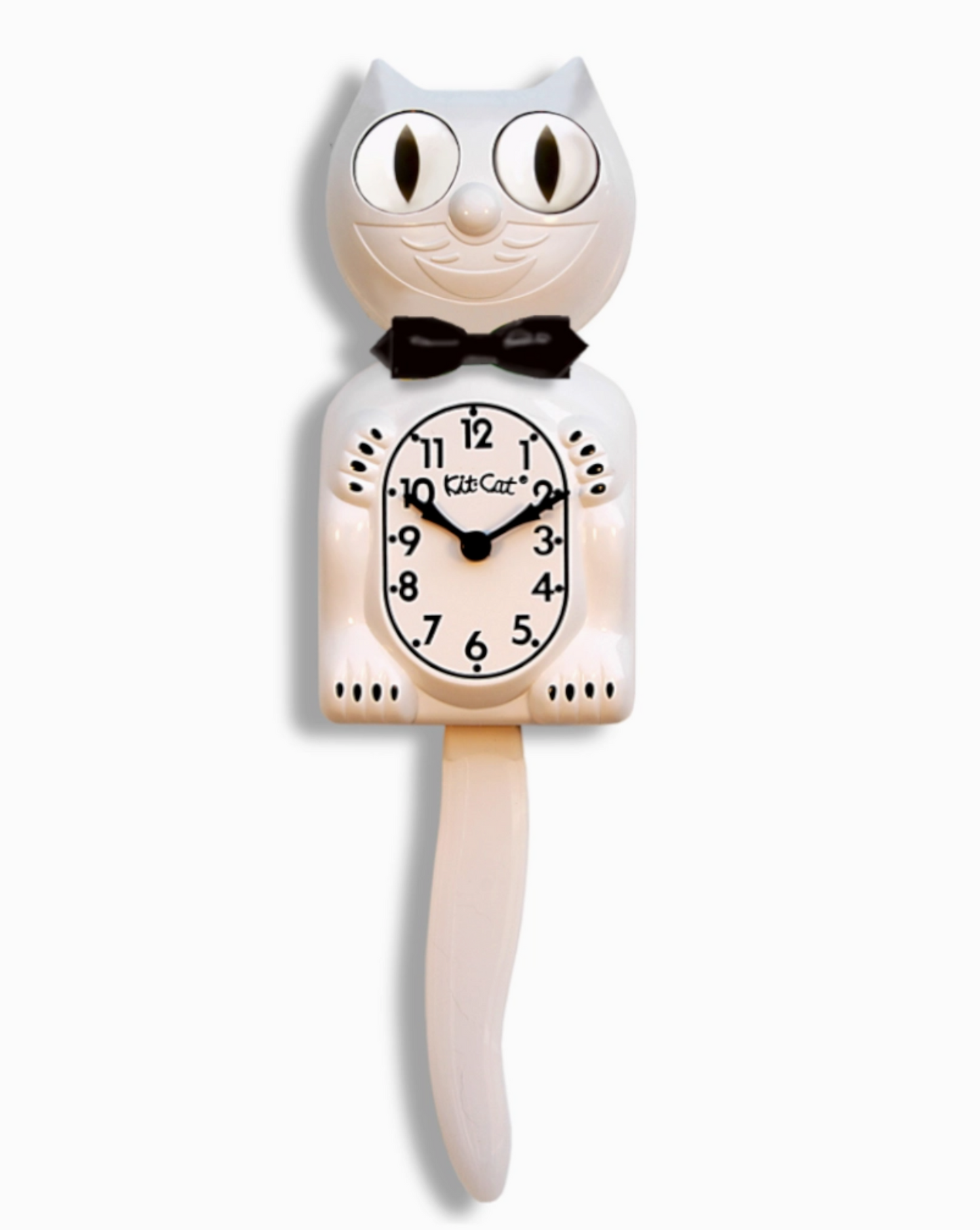 Kit-Cat Klock - White