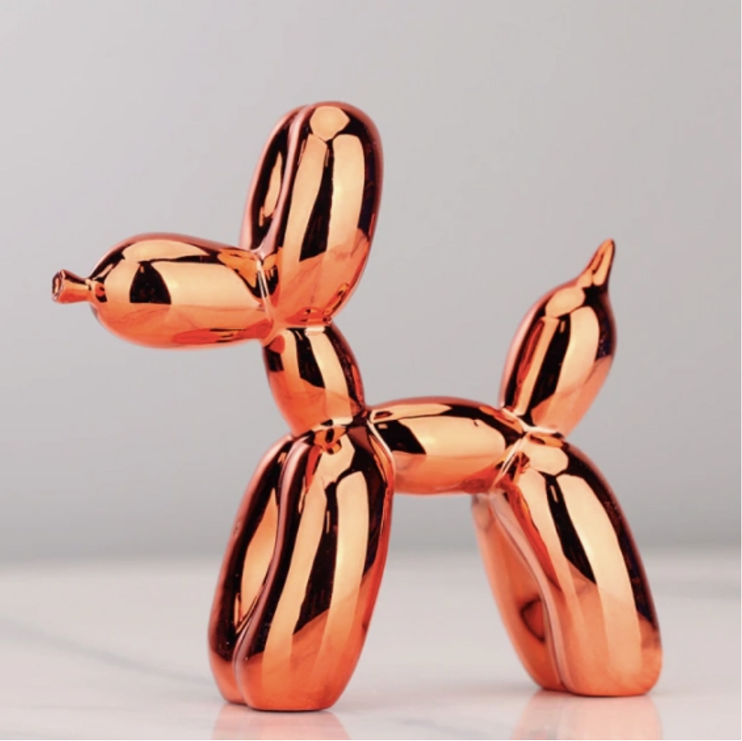 Balloon Dog Sculpture - Medium, Orange