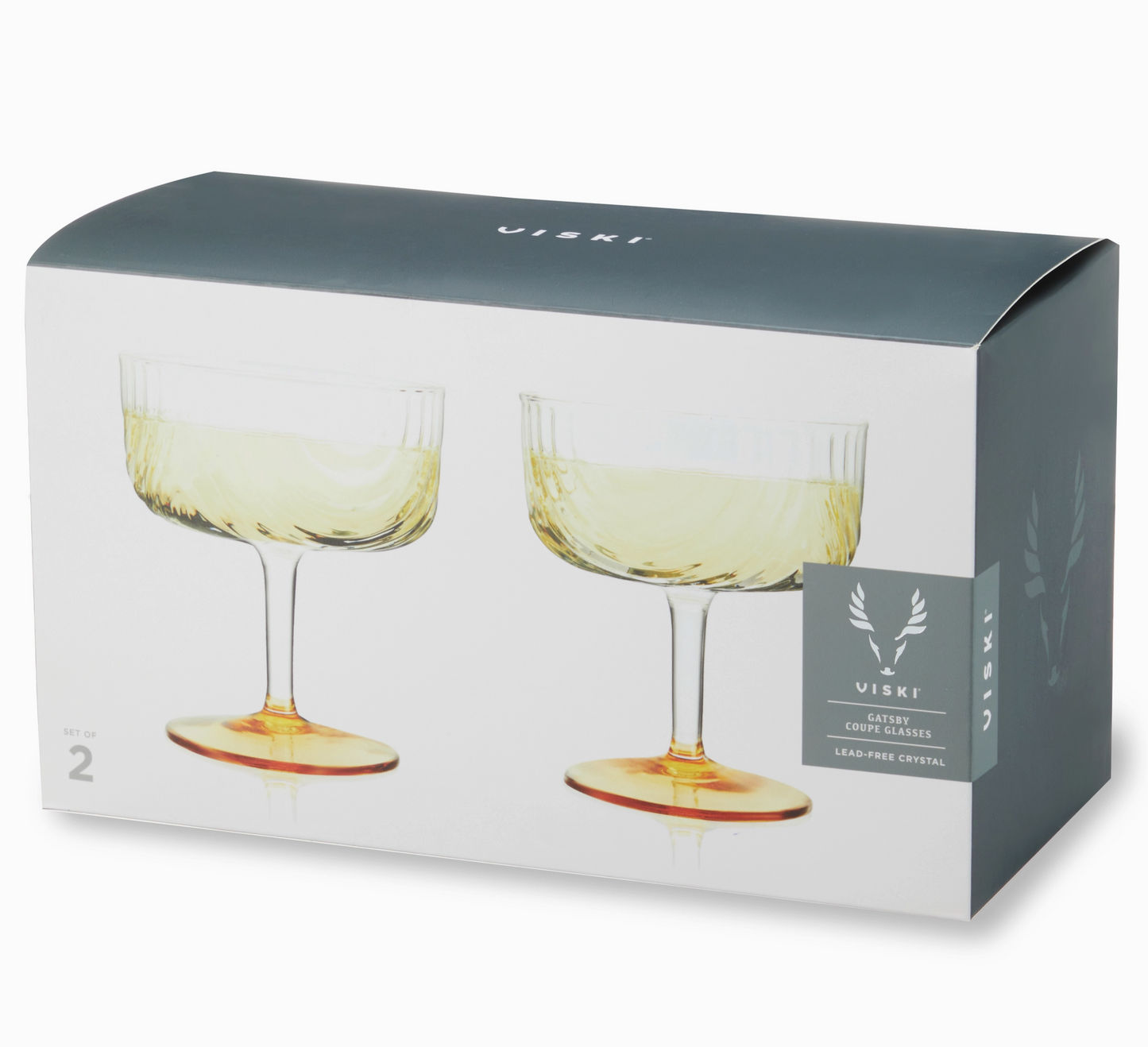 Gold-Plated Glass Coupes