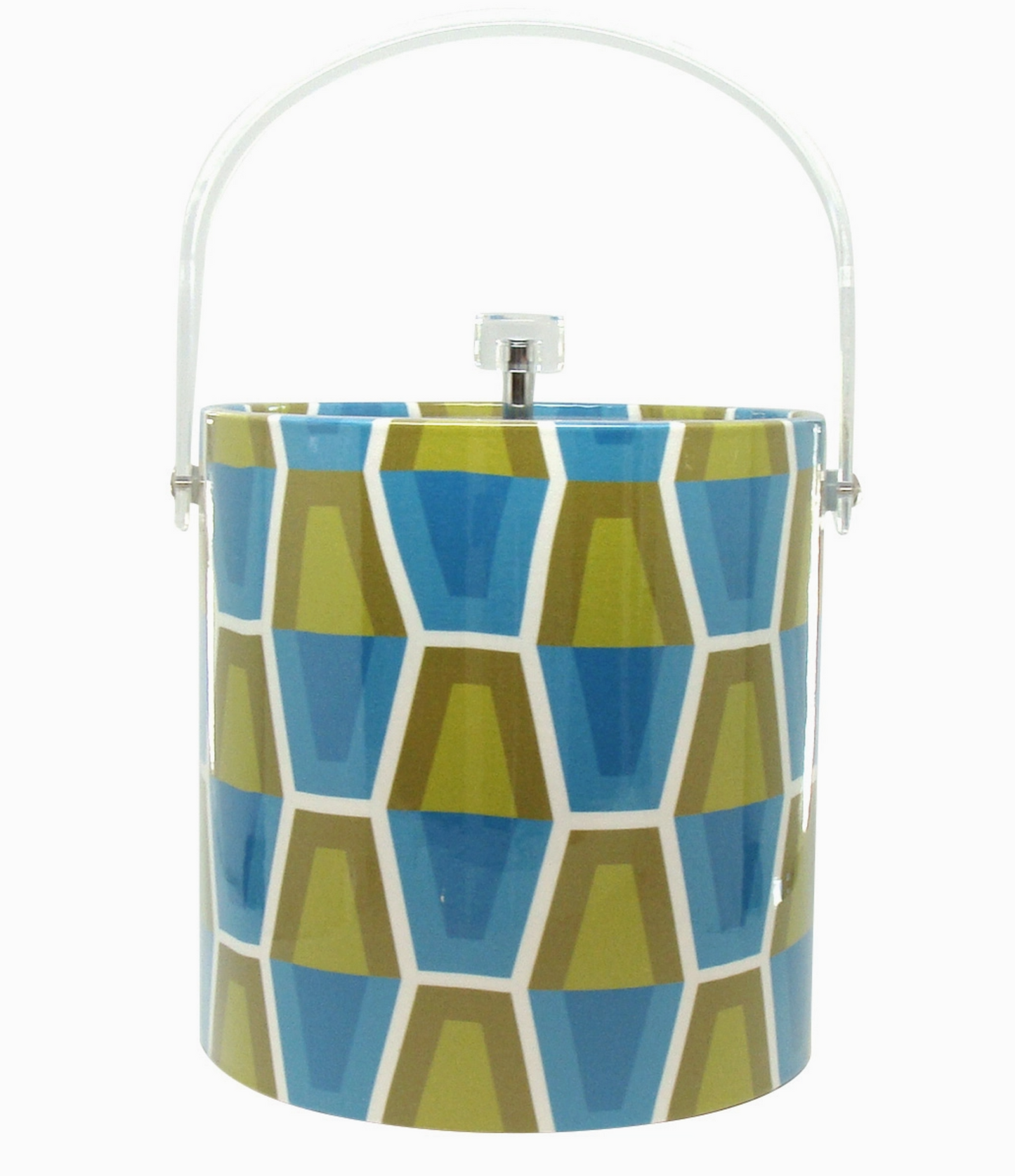 Ice Bucket - Retro Lava Lamp Blue