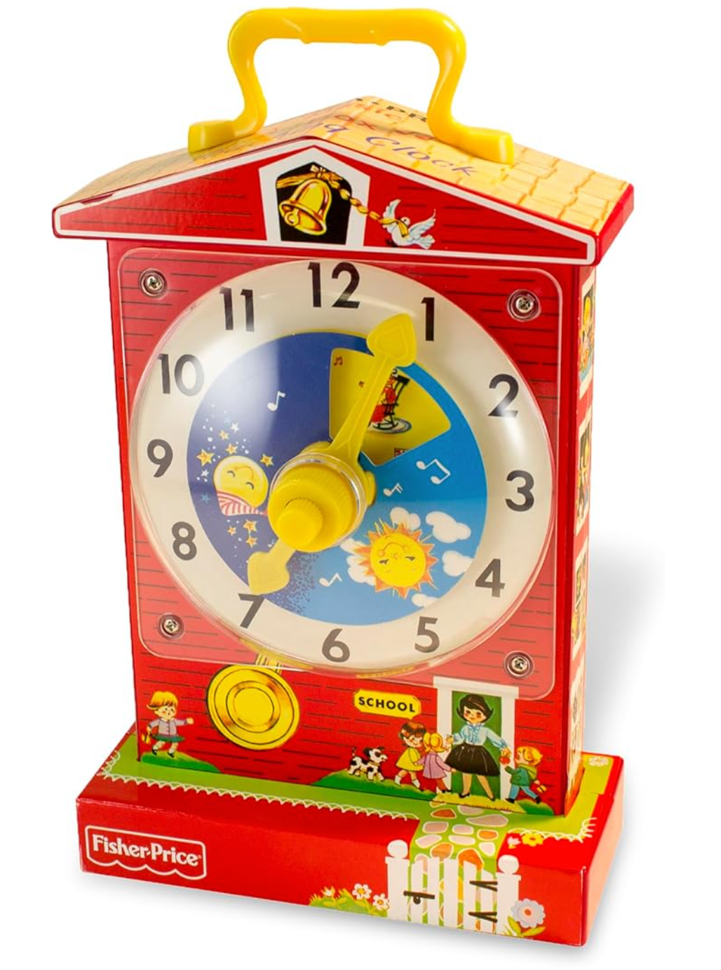 Fisher Price Classics Music Box Teaching Clock