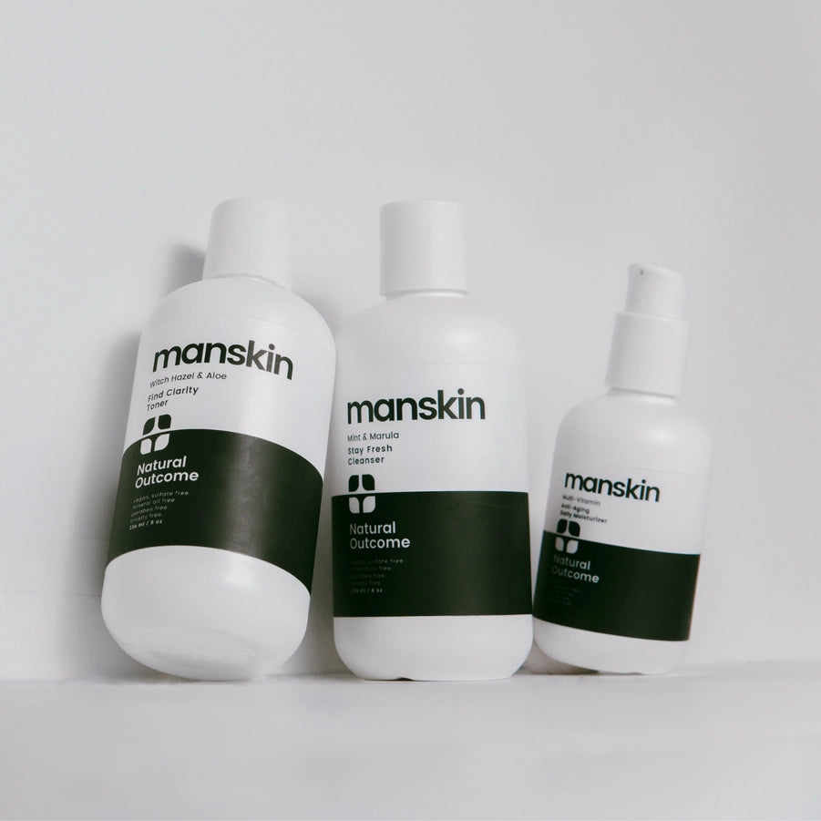 manskin Daily 3 Step Regimen Face Set